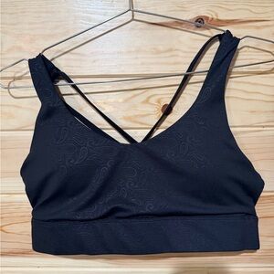 ZYIA Black Paisley Sports Bra